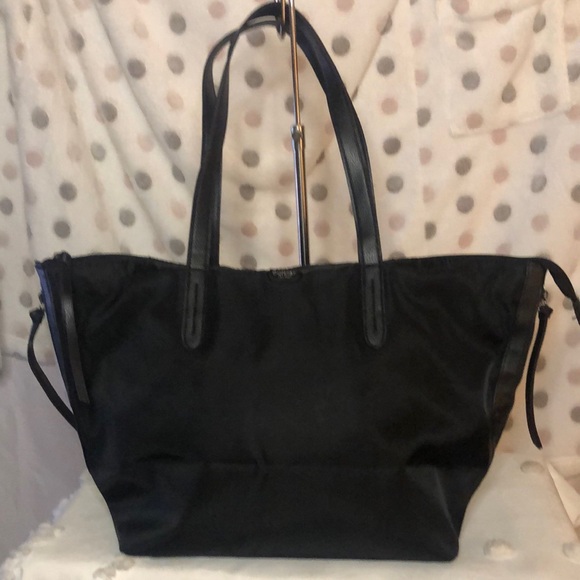 BOTKIER New York Bond black nylon large tote bag. - Picture 1 of 9